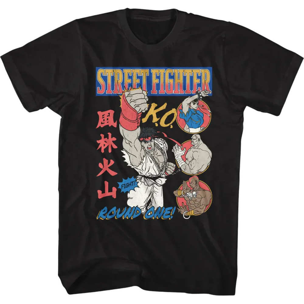 Round One Street Fighter Tshirt 1